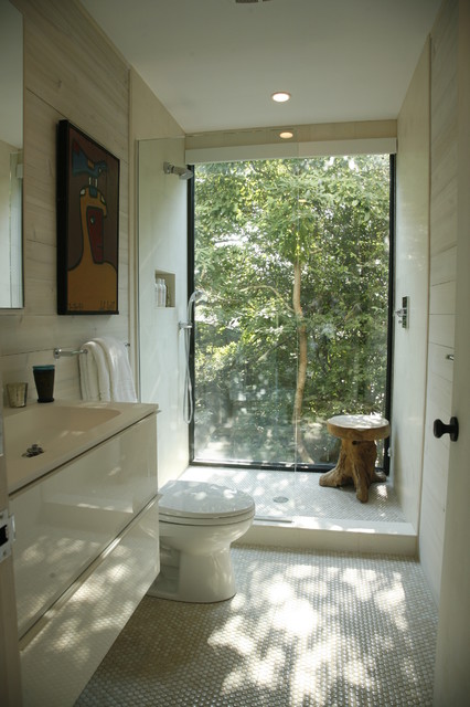 Окно в ванной комнате фото (6)