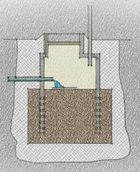 Фильтрационный колодец локальной системы очистки