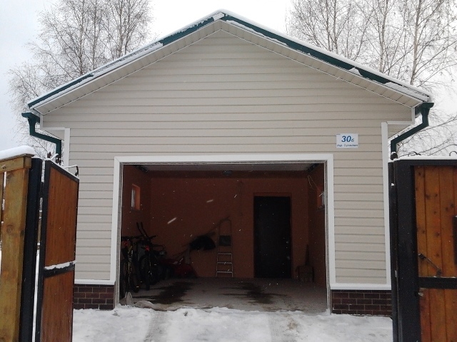 строительство гаража из пеноблоков зимой