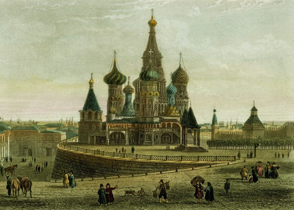 Картина москва при иване грозном
