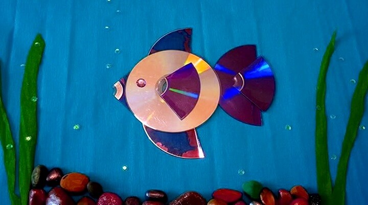 рыбка из дисков