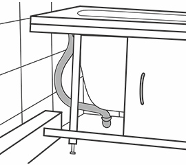 Экран под ванну скрывает трубы