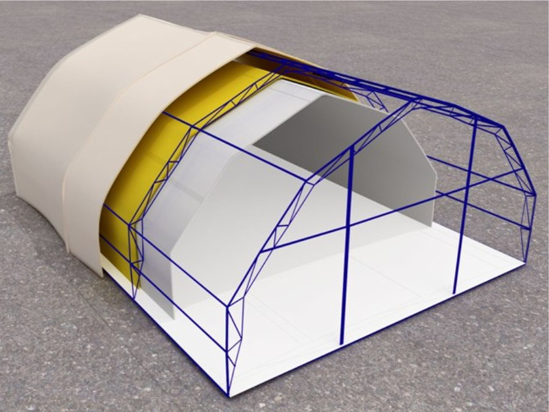 Утепление тентового ангара