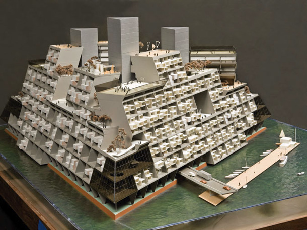 Модель плавающего города Ричарда Бакминстера Фуллера