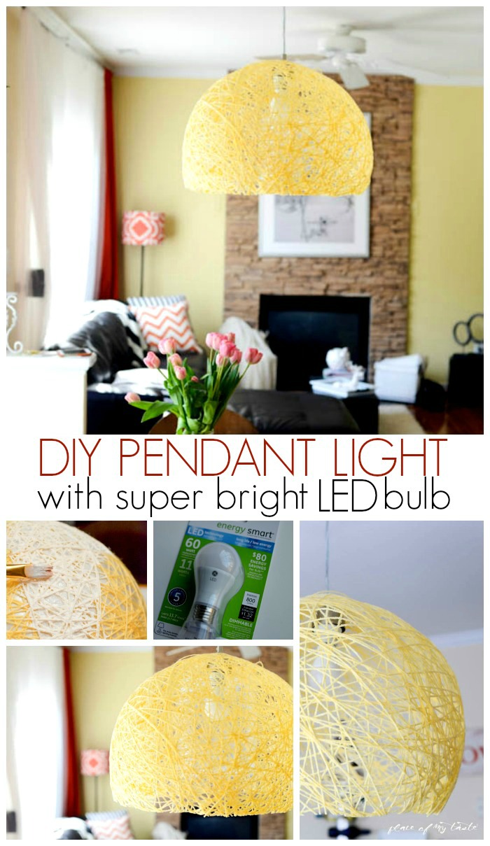 DIY pendant lamp led bulb
