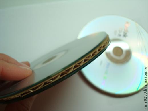 Подставки под чашки из CD- дисков, фото № 3
