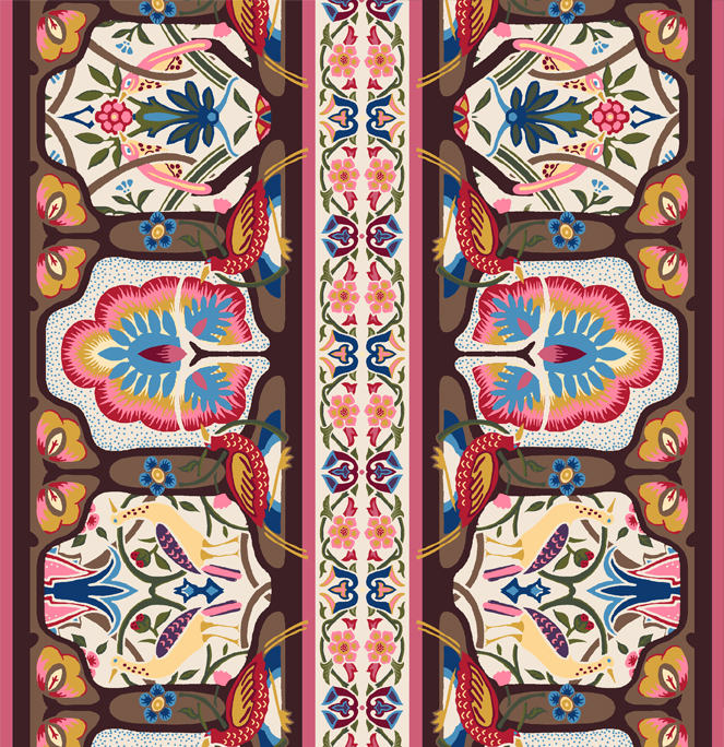 Работы William Morris и Alfons Mucha как источник вдохновения дизайнеров по тканям, фото № 2