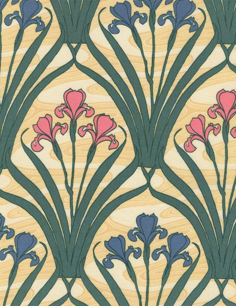 Работы William Morris и Alfons Mucha как источник вдохновения дизайнеров по тканям, фото № 22