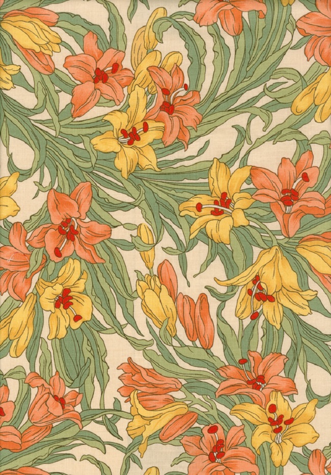 Работы William Morris и Alfons Mucha как источник вдохновения дизайнеров по тканям, фото № 29