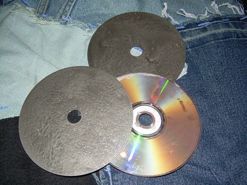 Роза из CD-дисков, фото № 1