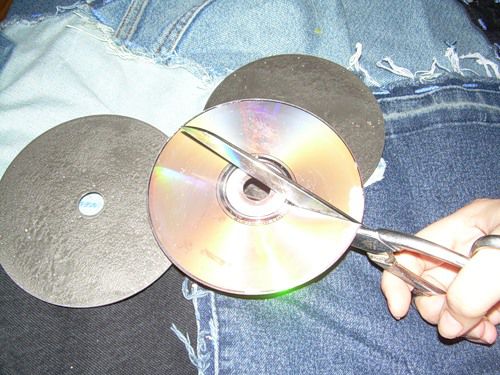 Роза из CD-дисков, фото № 2