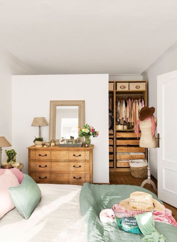 Как сделать гардеробную в спальне - подборка идей 2016