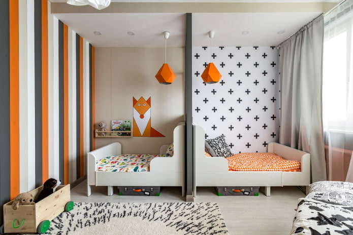Детская комната дизайн в хрущевке узкая и длинная