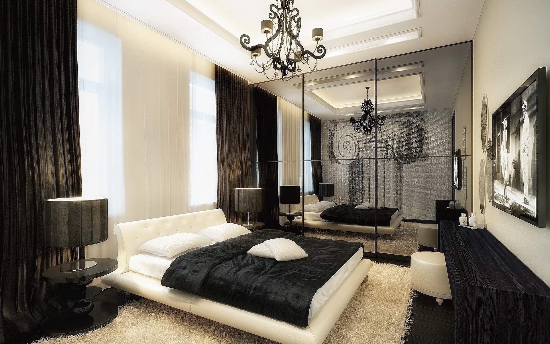 спальня в стиле модерн фото дизайн