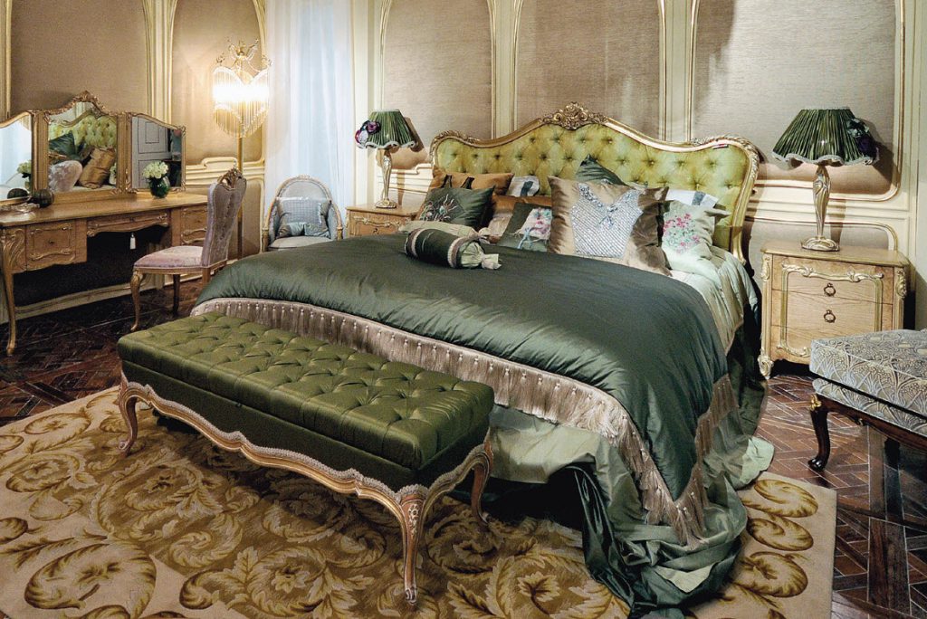 спальня в зеленых тонах варианты фото