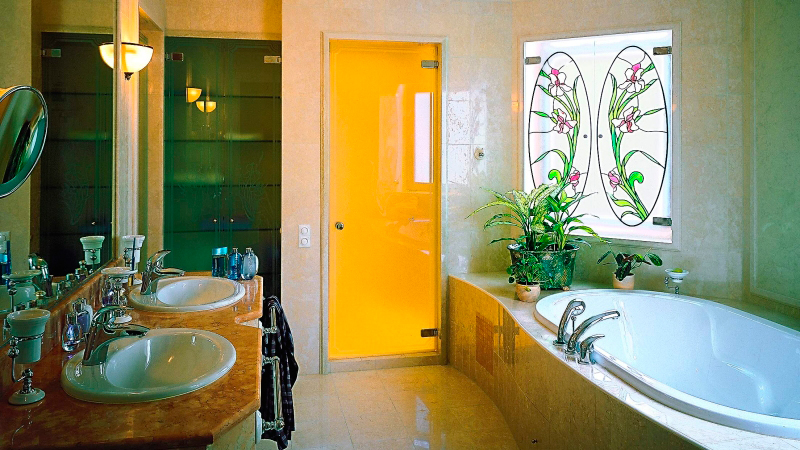 цвет двери в ванную комнату