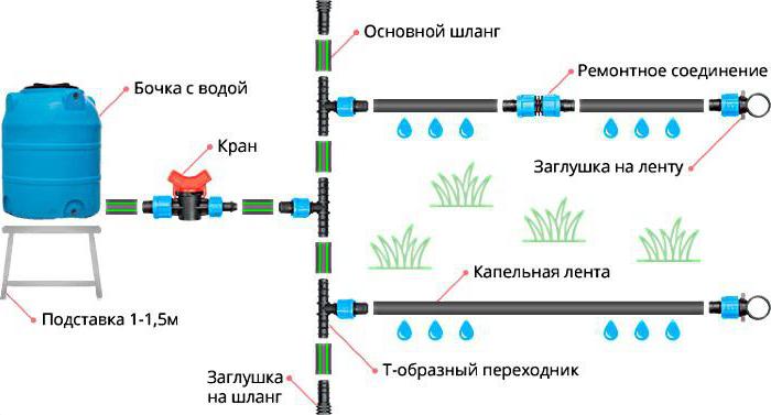 как собрать систему капельного полива