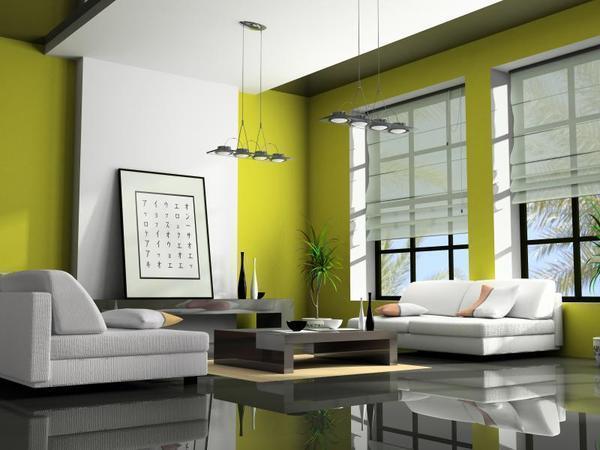 Правильно подобранный интерьер в гостиной зеленого цвета поможет создать уютную и гармоничную атмосферу