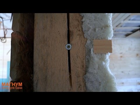 Правильная отделка стен с учетом усадки деревянного дома
