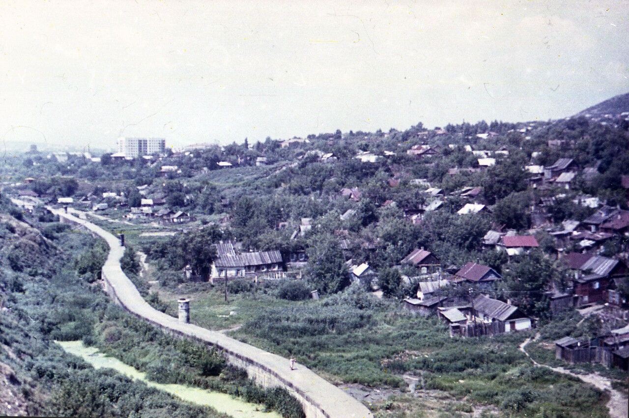 Вид на Глебучев овраг. 1975