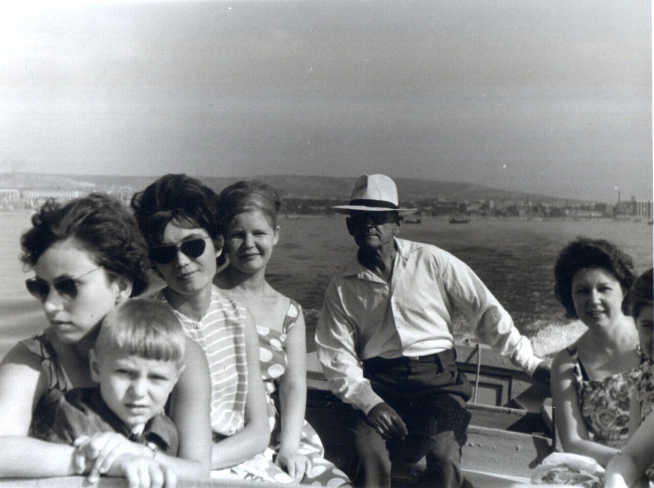 Переправа на Казачий остров 1965