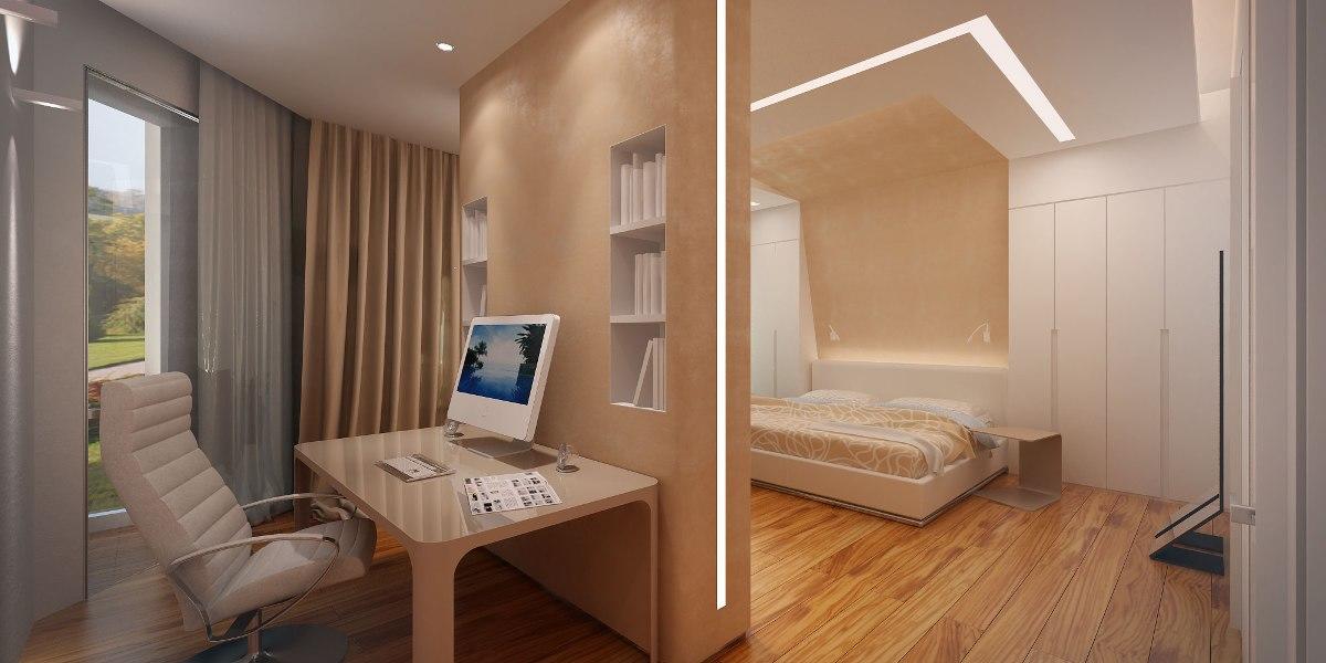 Зонирование поможет вам правильно распределить пространство в спальне
