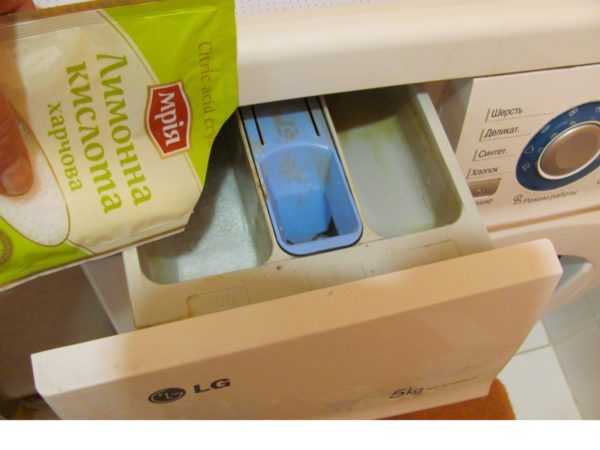 Как почистить стиральную машину содой и лимонной кислотой