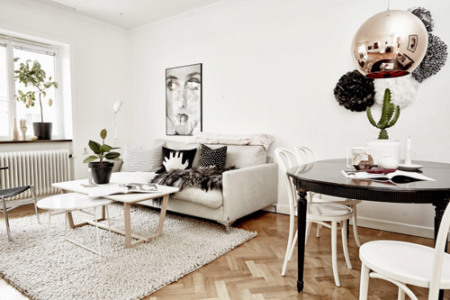 скандинавский стиль в интерьере квартиры