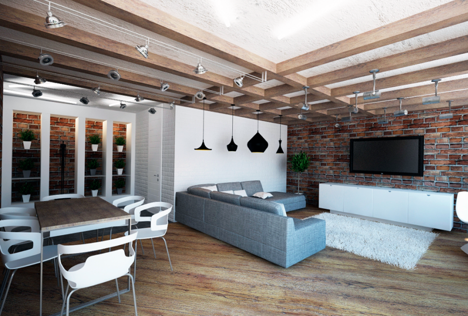 Loft в интерьере