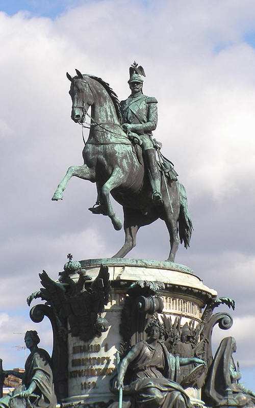 Клодт - монумент Николаю I