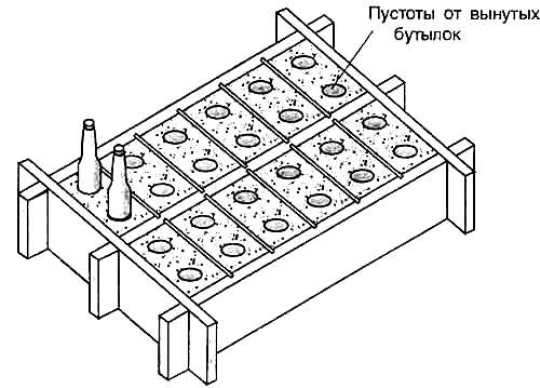 На фото – принцип уменьшения веса изделия с помощью сподручных средств