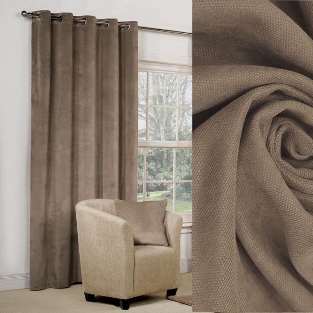 Выбор ширины шторы в зависимости от типа ткани- плотные шторы