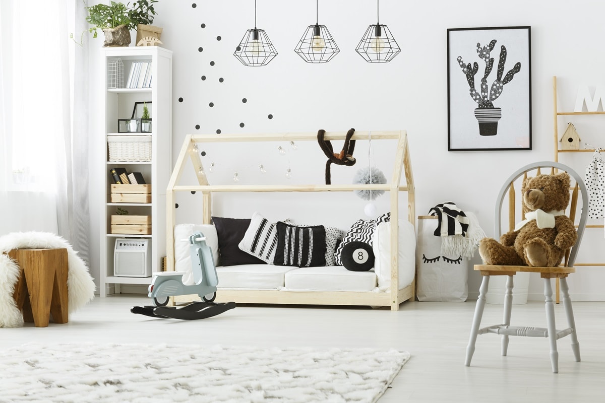 Детская спальня в скандинавском стиле