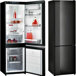 Черные холодильники Gorenje - оформление интерьера кухни в разных стилях
