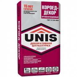 Штукатурка декоративная Unis / Юнис «Короед-Декор» 3,0 мм 25 кг Штукатурка декоративная Unis / Юнис «Короед-Декор» 3,0 мм 25 кг