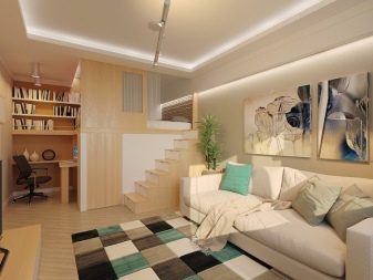 Дизайн квартиры-студии площадью 18 кв. м.  