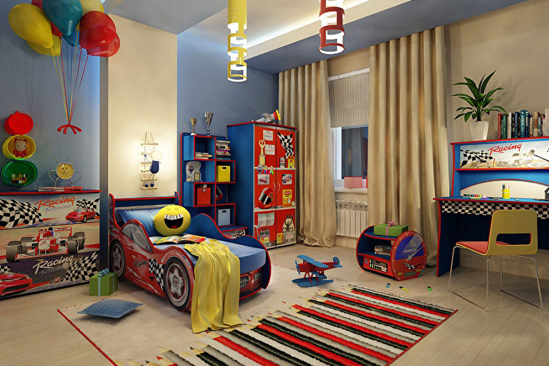 Дизайн детской комнаты для мальчика (75+ фото)