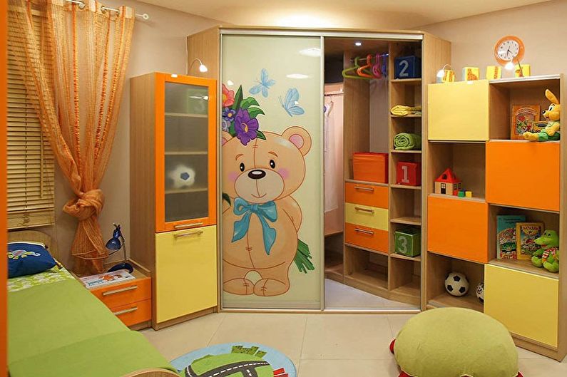 Идеи наполнения шкафа-купе для разных комнат - Детская комната