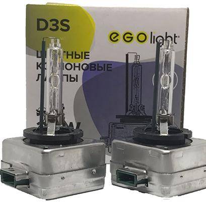 Egolight для фар, цоколь d3s, 5000 К, 35 Вт, 2 шт.