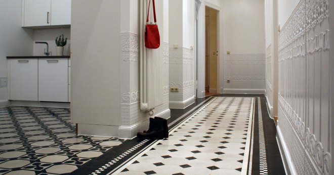 Плитка в коридор - настенная и напольная плитка, идеи и варианты оформления