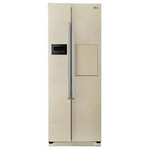 Холодильник бежевого цвета3