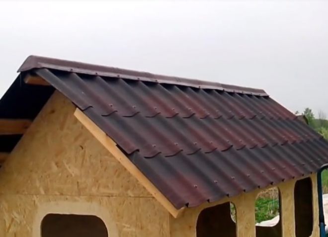 покрытие крыши ондулином