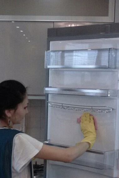 Отмыть холодильник с уксусом