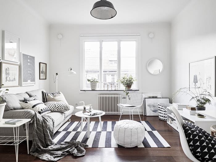 идея красивого декора квартиры в скандинавском стиле