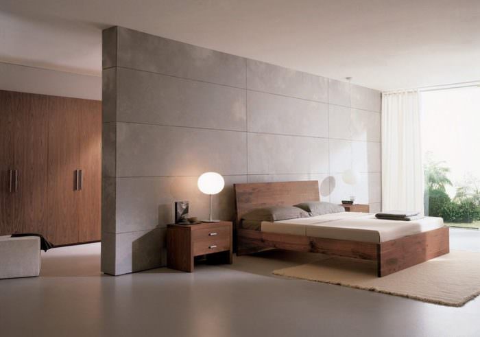 Большая спальня в стиле минимализма своими руками