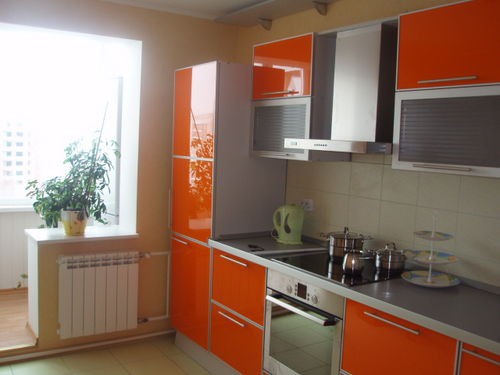 increase in kitchen due to the balcony
