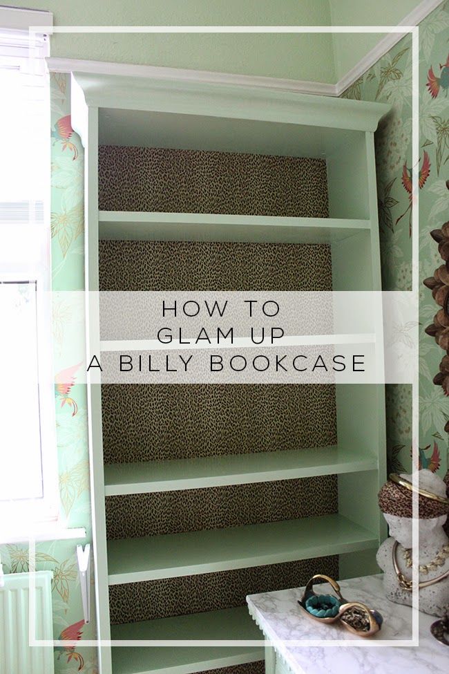 Looking to glam up a basic bookshelf? Check out my Ikea Billy bookcase hack and add a touch of personality to your interiors. 