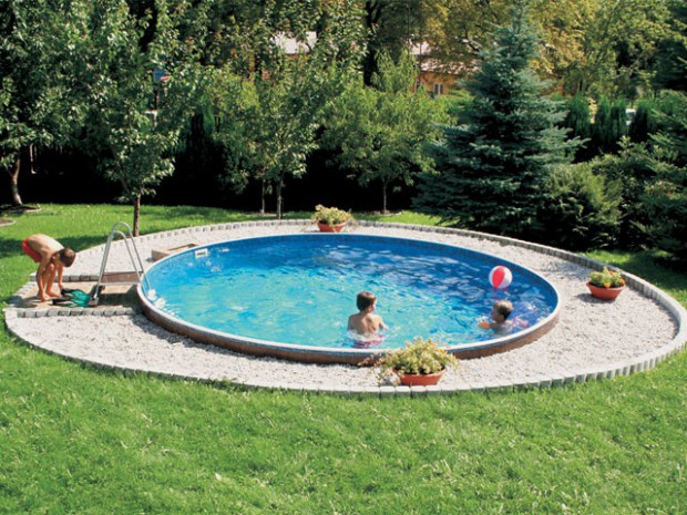 Фото бассейнов каркасных в частных домах